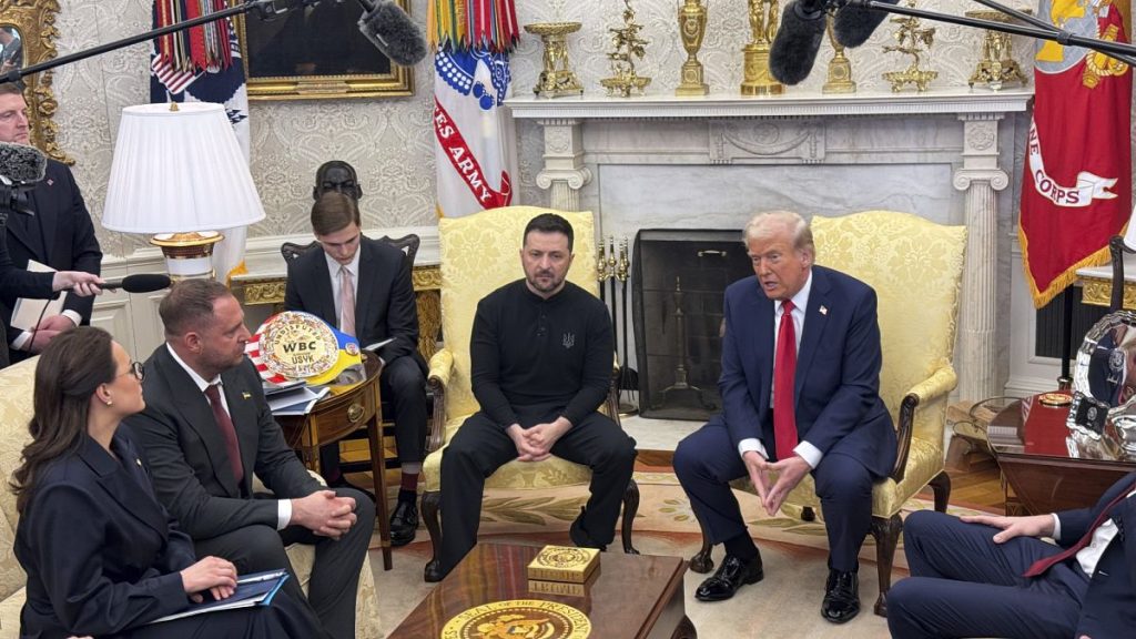 Trump and Zelenskyy in Oval office