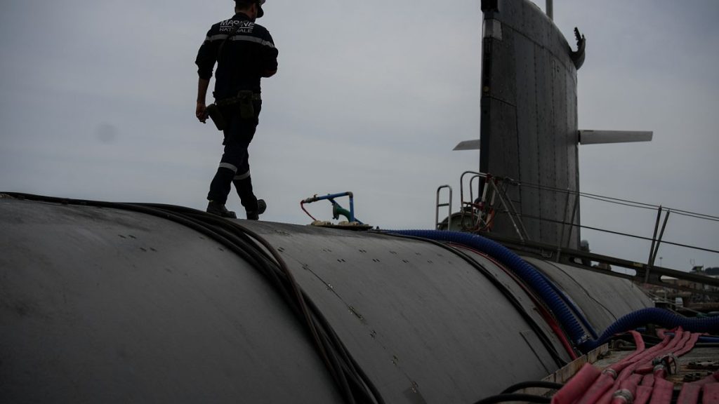 A French Rubis nuclear submarine