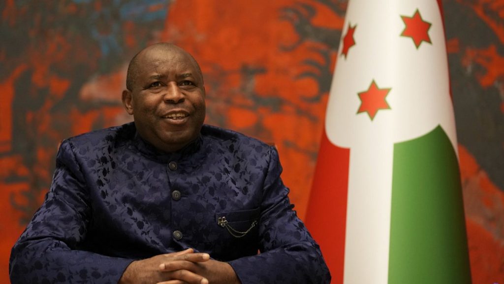 Burundi President Evariste Ndayishimiye.