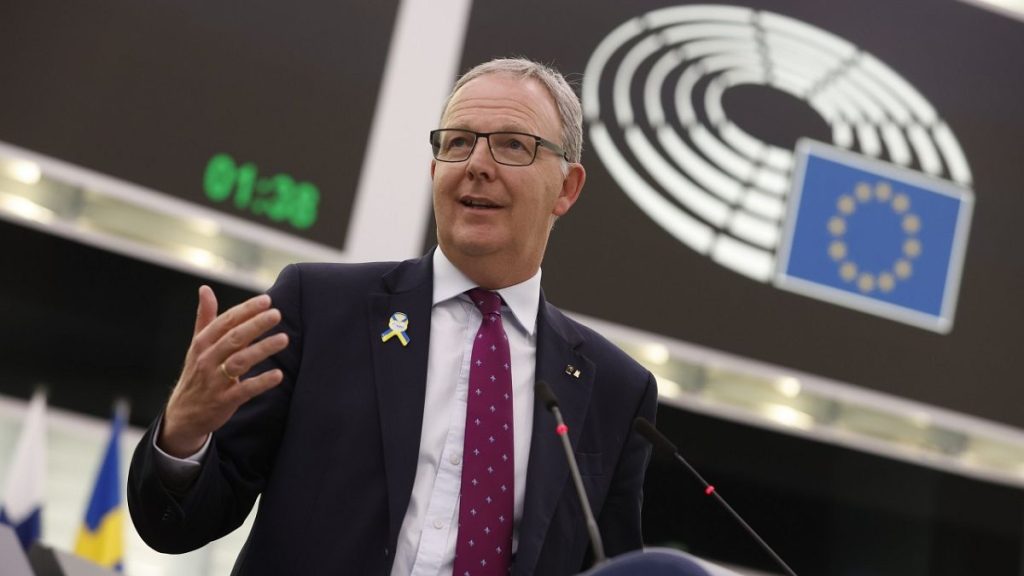 German lawmaker Axel Voss in the European Parliament.