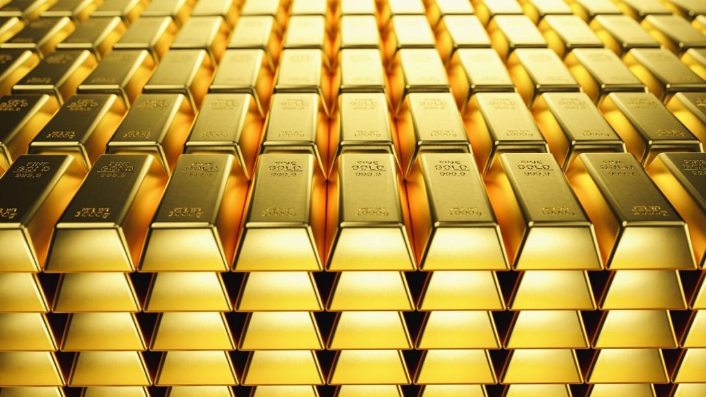 Gold bars.