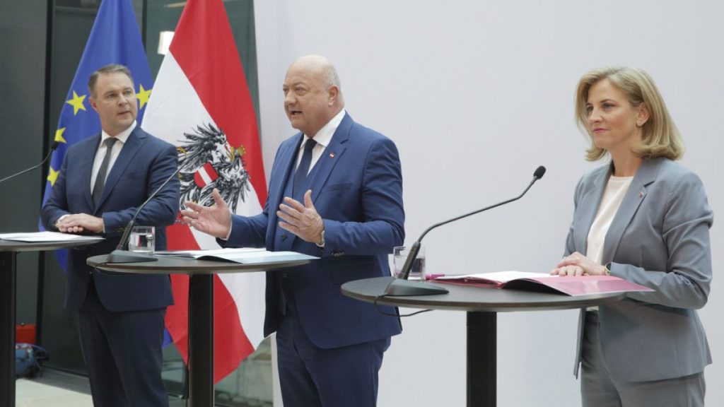 ustrian party leaders Christian Stocker of the Peoples