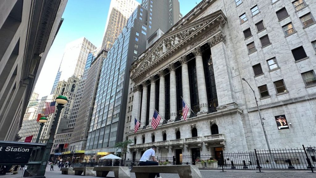 The New York Stock Exchange in New York.