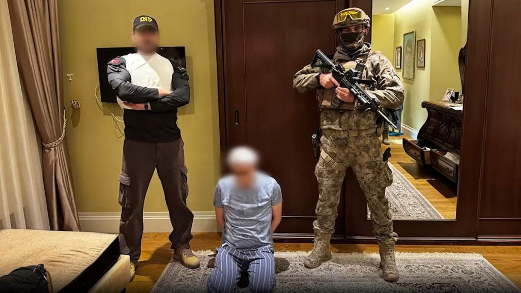 One of the suspects arrested in the Europol-led Operation Bulut