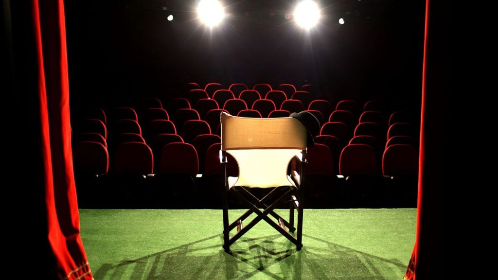 Theatre with no one seated