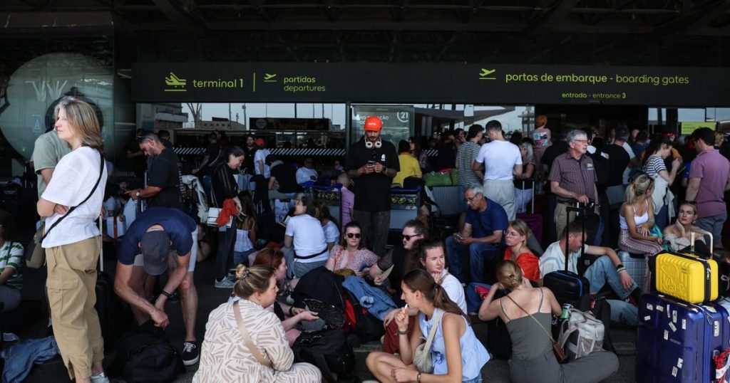 Pourquoi les lumières sont-elles éteintes en Espagne et au Portugal?