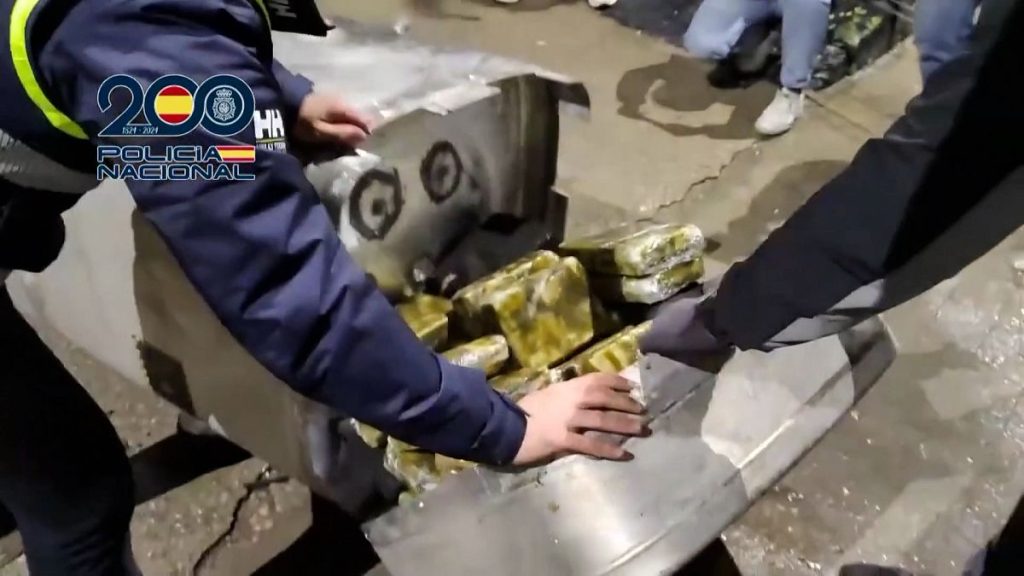 50kg de cocaïne saisie par la police espagnole dans le camion à destination du Royaume-Uni
