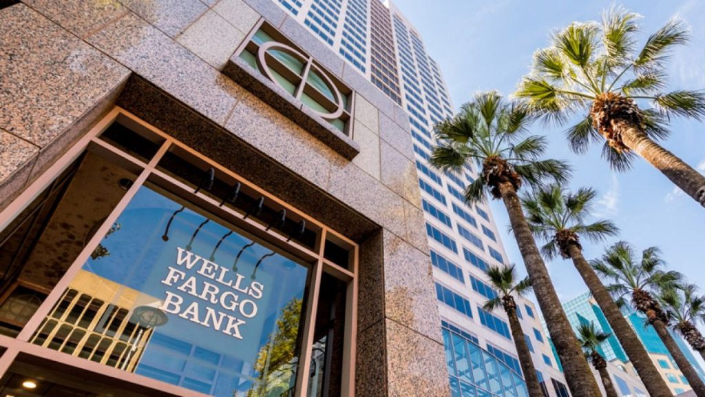 File photo from April 2025 - Exterior of a Wells Fargo bank.