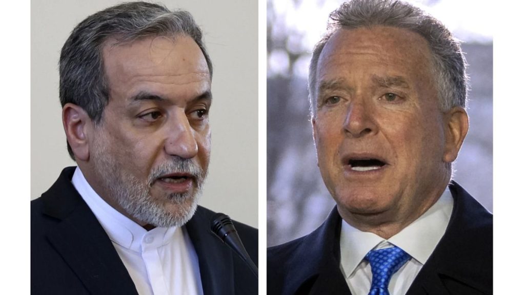 Iranian Foreign Minister Abbas Araqchi and US President Donald Trump