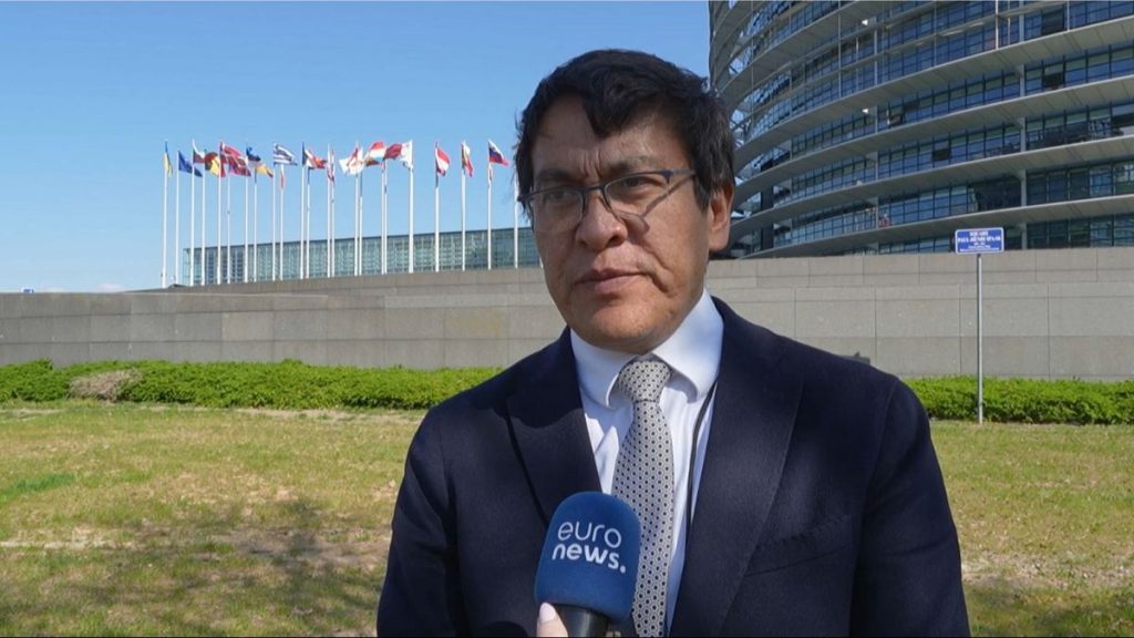 Edil Baisalov, Deputy Prime Minister of the Kyrgyz Republic speaking to Euronews