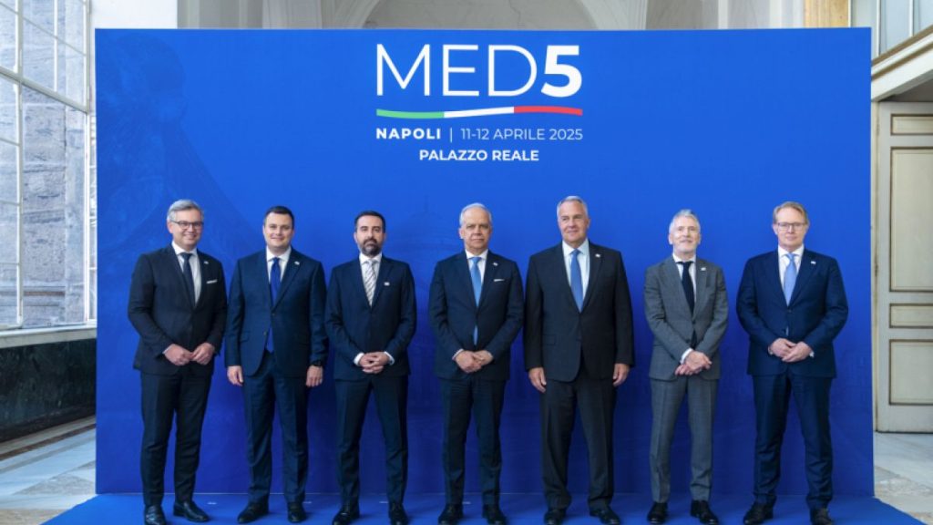 Interior Ministers during the Med5 in Naples