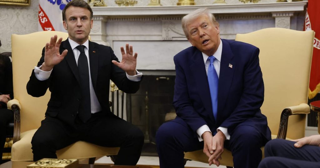 Macron appelle les entreprises de l'UE à geler les investissements aux États-Unis