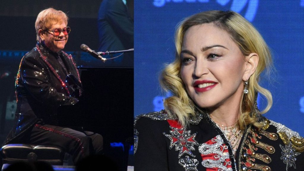 Madonna and Elton John have finally buried the hatchet, ending a feud that had begun in 2002