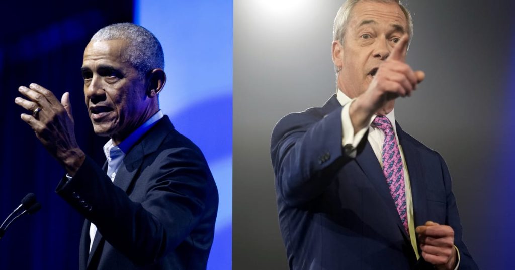 Nigel Farage veut être `` comme Barack Obama '' alors qu'il regarde PM Job avant les élections locales