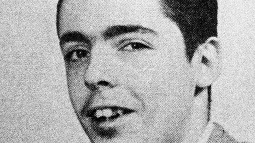 Thomas Pynchon, age 16, from the 1953 Oyster Bay High School yearbook.