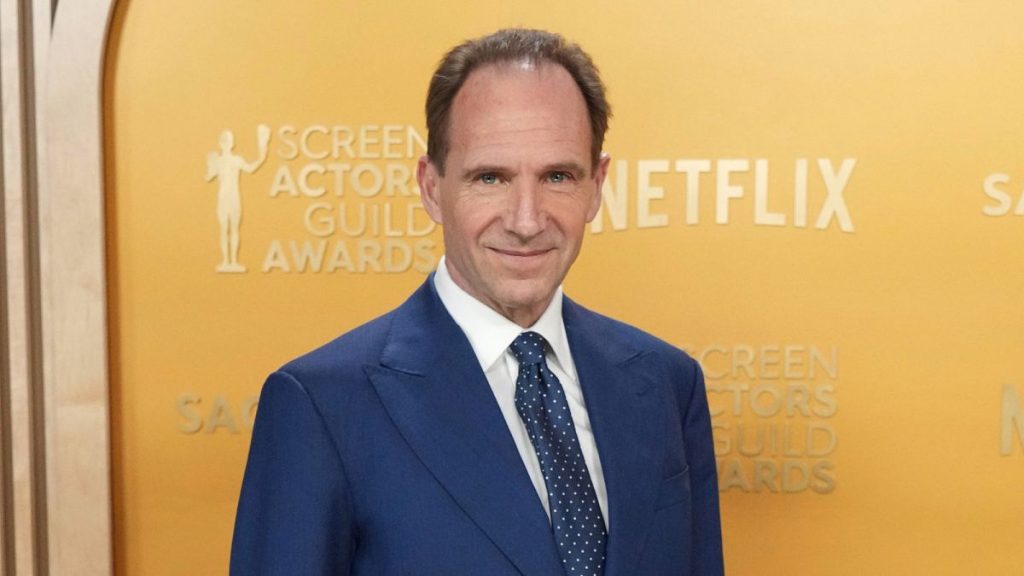 Ralph Fiennes at the 31st annual Screen Actors Guild Awards in Los Angeles on 23 Feb. 2025