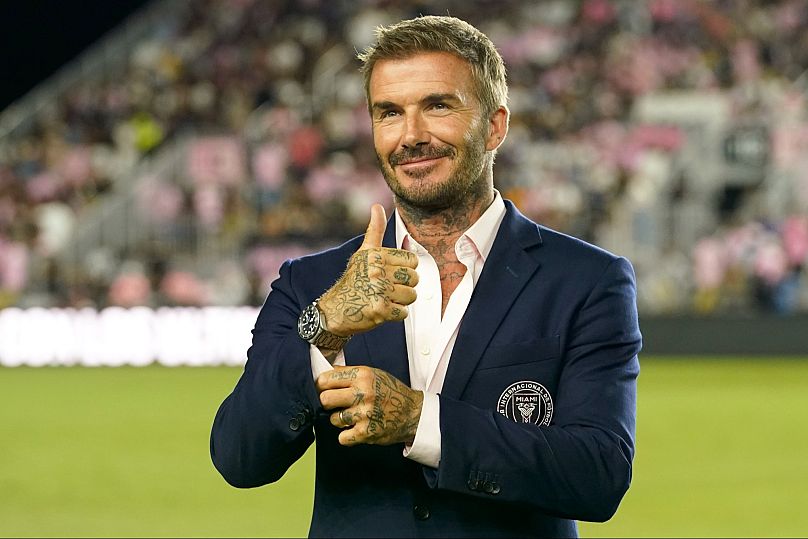 Management Man: Beckham, maintenant copropriétaire d'Inter Miami, donne un coup de pouce avant un match de la ligue.