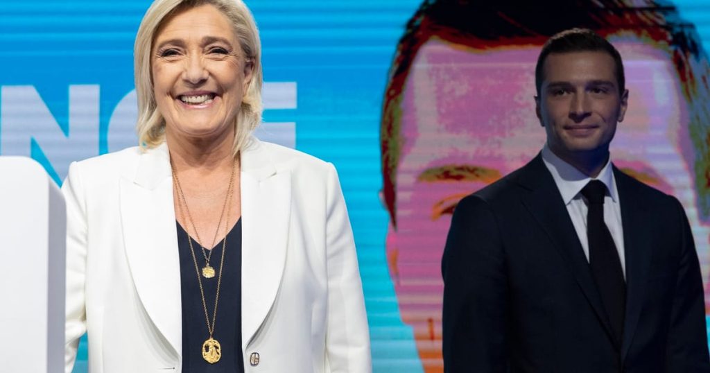 Marine Le Pen se bat pour les projecteurs après le sondage prometteur de Heir Jordan Bardella