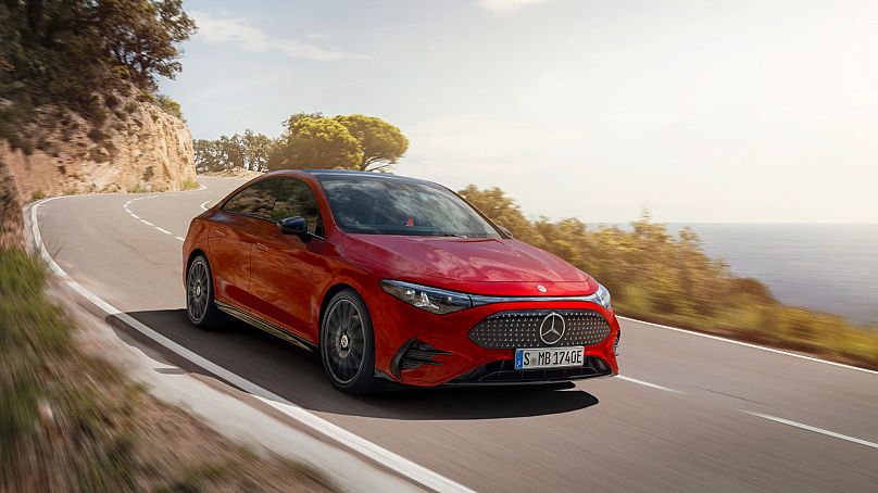 La Mercedes-Benz CLA EV.