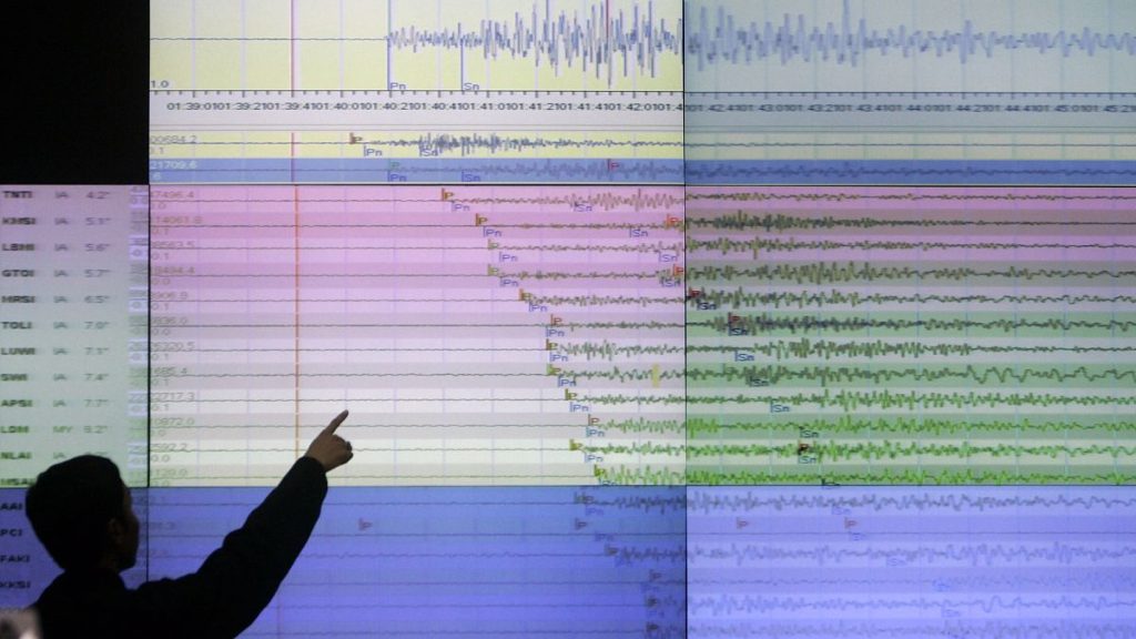Chili problème l'avertissement de tsunami après un puissant tremblement de terre de grossière