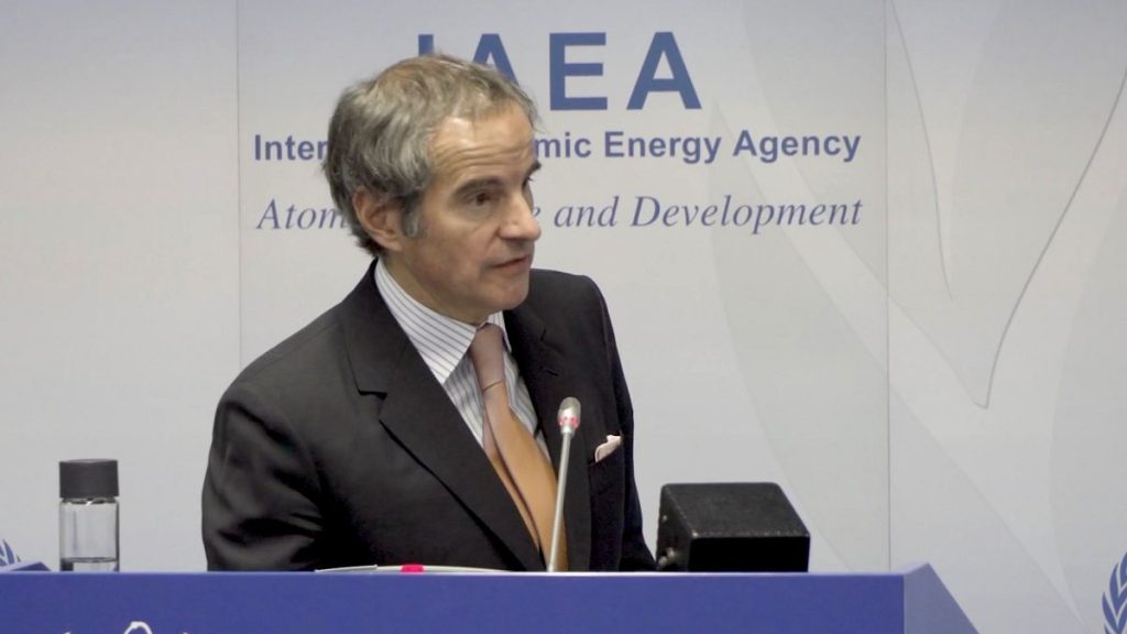 Le chef de l'IAEA, Rafael Grossi, revisit l'Ukraine et la Russie