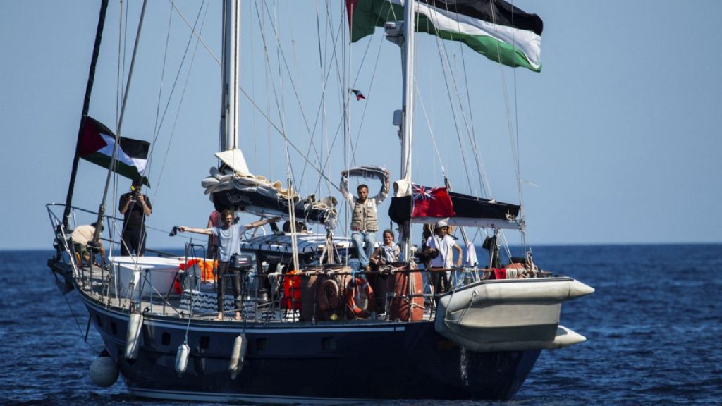 L'activiste du climat Greta Thunberg rejoint «Freedom Flotilla» Aid Ship Shiling to Gaza