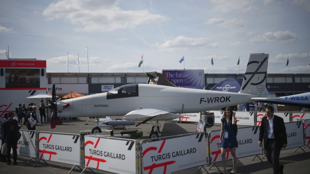 Les drones occupent le devant de la scène alors que l'Europe court pour rattraper son retard au Paris Air Show
