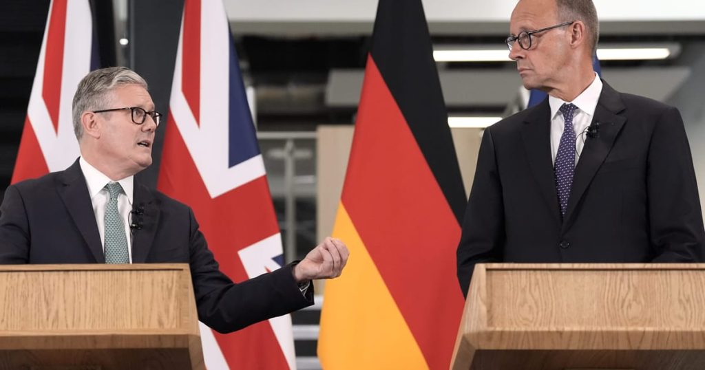 Merz et Starmer pèsent l'action Israël après que Macron ait mis la chaleur