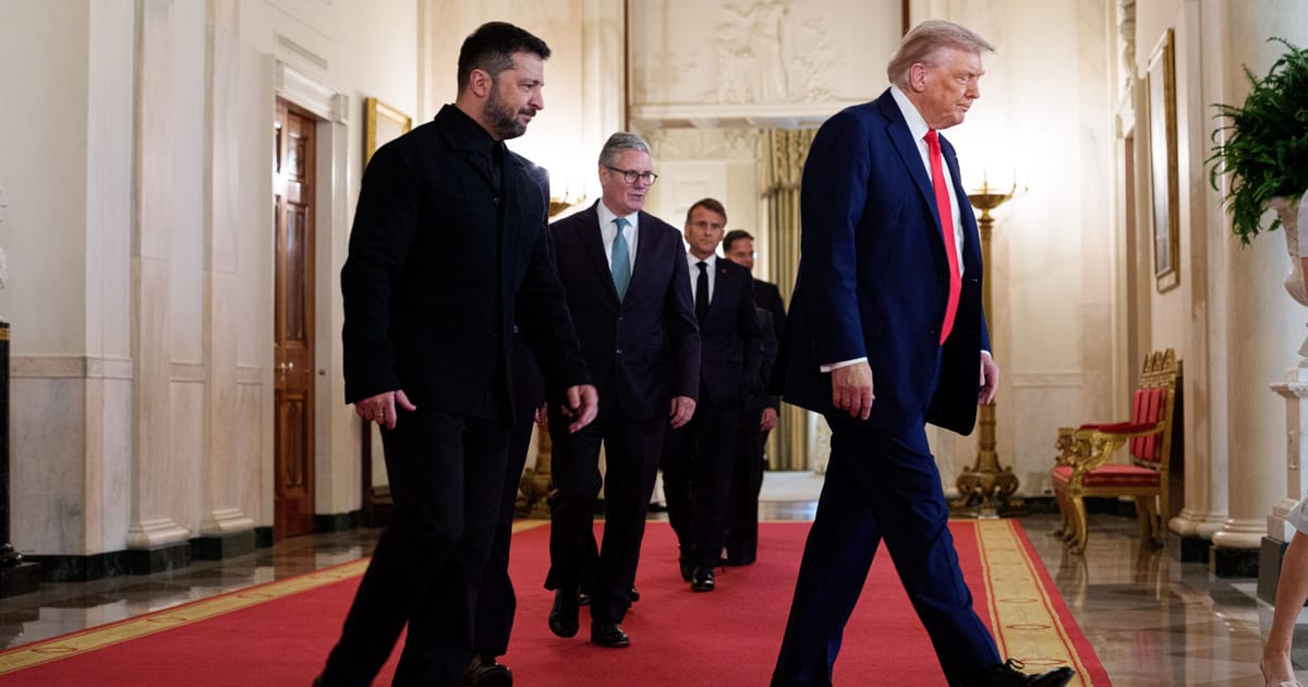 5 moments les plus étranges du voyage des dirigeants européens pour voir Trump