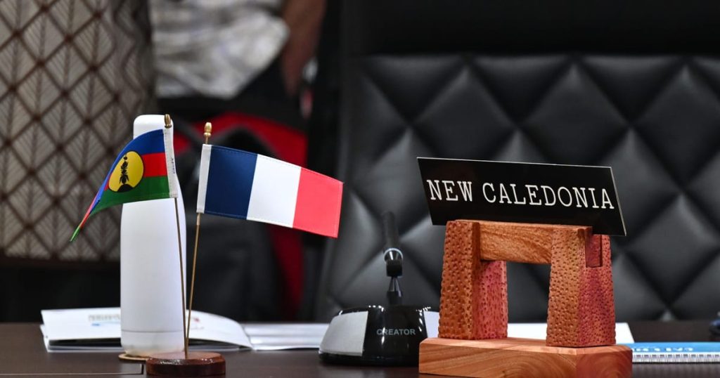 Effort français pour créer un nouveau état de Nouvelle-Calédonie s'effondrer