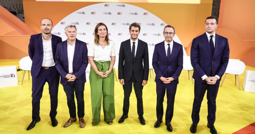 Les espoirs présidentiels français font exploser PM, puis se retournent les uns les autres dans le débat précoce