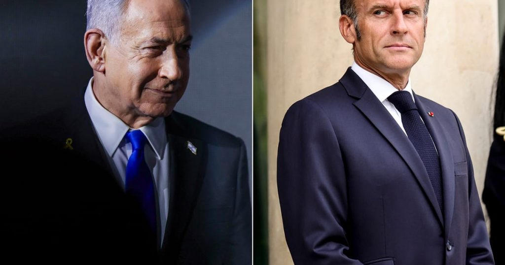 Macron gifle la critique antisémitisme de Netanyahu