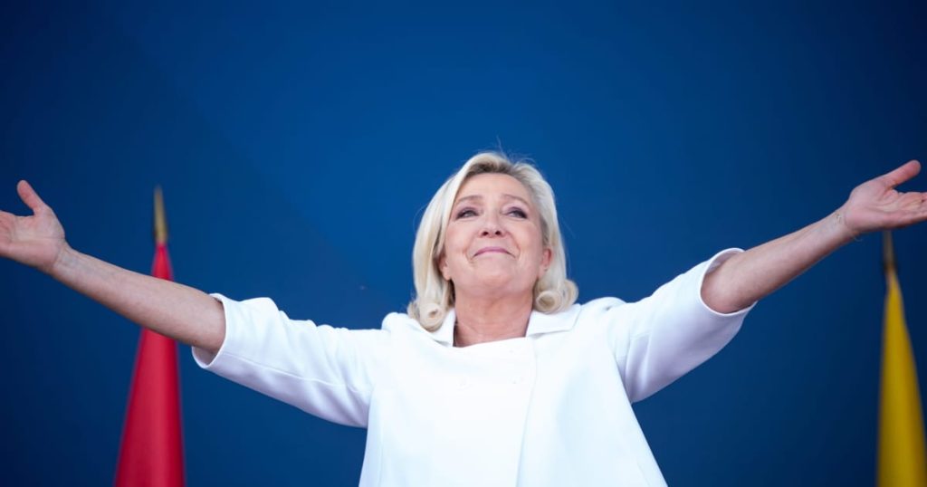 Marine Le Pen saisit son moment pour secouer la France