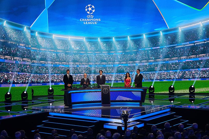 Le tirage au sort de la Ligue de football de la Ligue des champions à Monaco, 28 août 2025