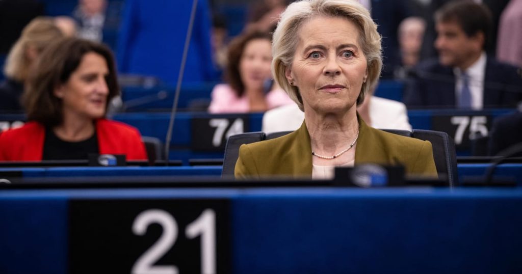 Extrême droite et loin à gauche au Parlement de l'UE pour déposer des mouvements séparés de von der Leyen sans confiance à minuit