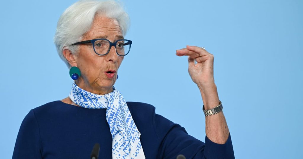 La BCE maintient les taux inchangés comme des stations d'économie