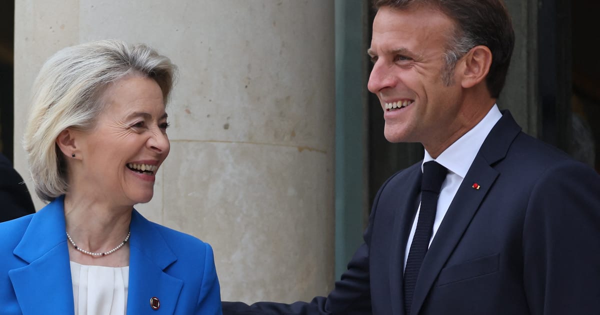 Le chien de garde de l'UE sonde le texte de Macron à von der Leyen demandant le retard du mercosur