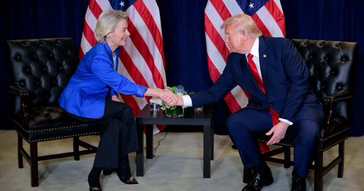 Qui remercier pour le courant ukrainien de Trump? Von der Leyen, bien sûr, dit la commission