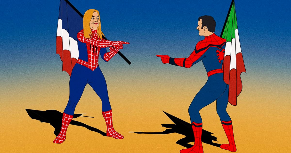 Rome se réjouit alors que la France devient l'Italie et l'Italie devient la France