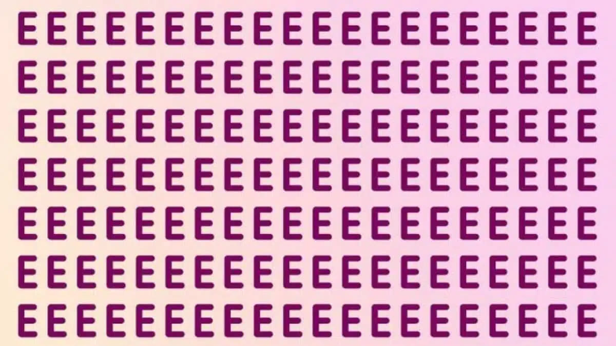 Saurez-vous repérer le F caché parmi les E