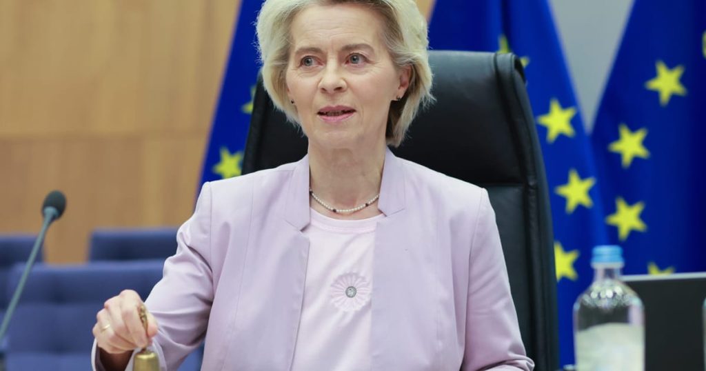 Von der Leyen appelle un âge minimum pour accéder aux médias sociaux