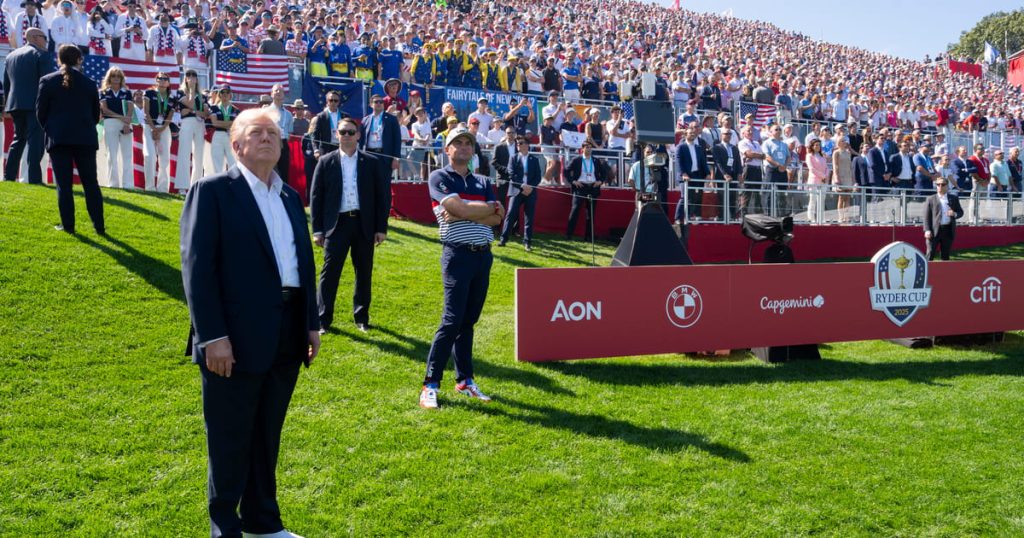 «Vous regardez, Donald Trump? Europe Trolls Président après avoir remporté le Golf's Ryder Cup