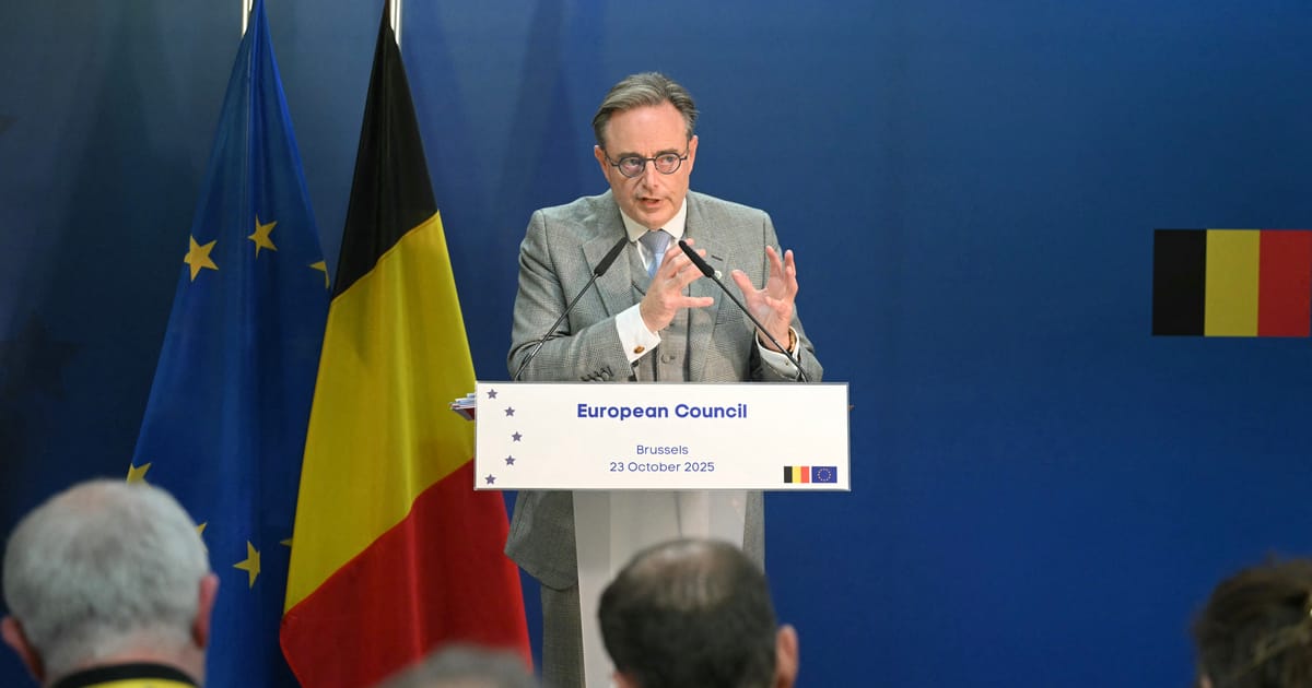 Comment le Belge De Wever a fait dérailler le plan de prêt « insensé » de l'UE à l'Ukraine de 140 milliards d'euros