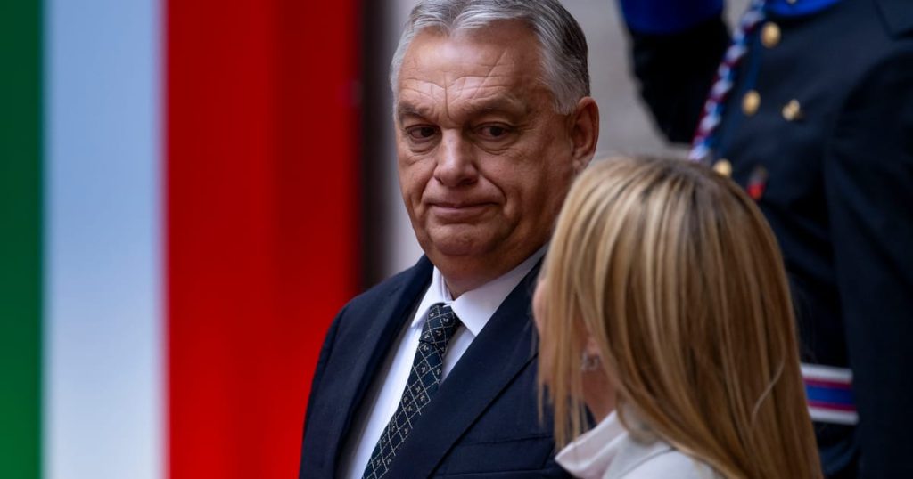 Giorgia Meloni et l'homme fort venu dîner