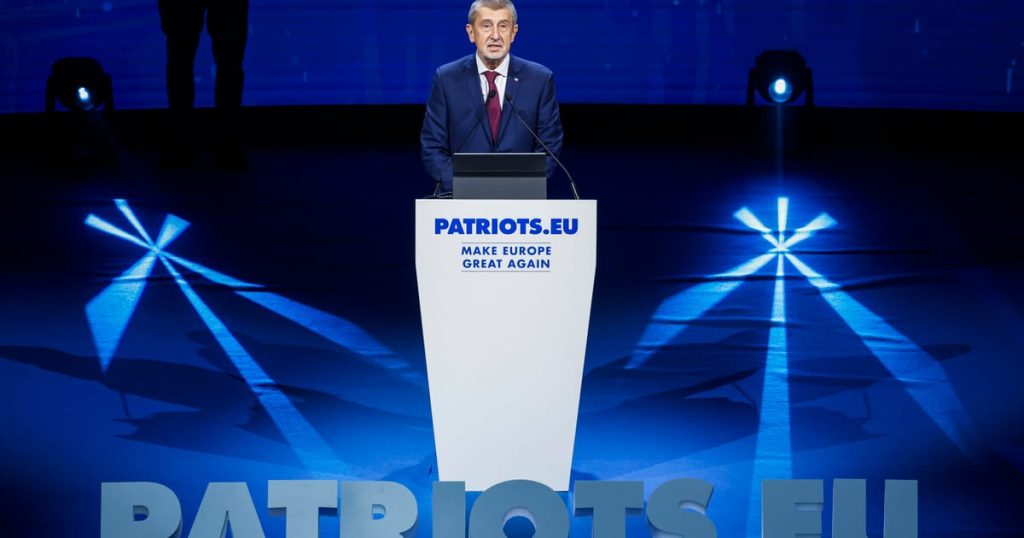 Le groupe Patriots for Europe se réjouit de la victoire de Babiš