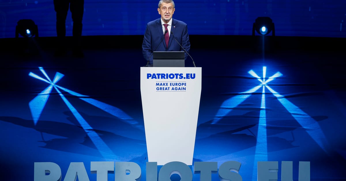 Le groupe Patriots for Europe se réjouit de la victoire de Babiš