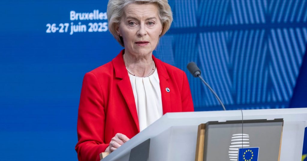 Le parti de Von der Leyen menace de rejeter le projet de budget de l'UE en novembre