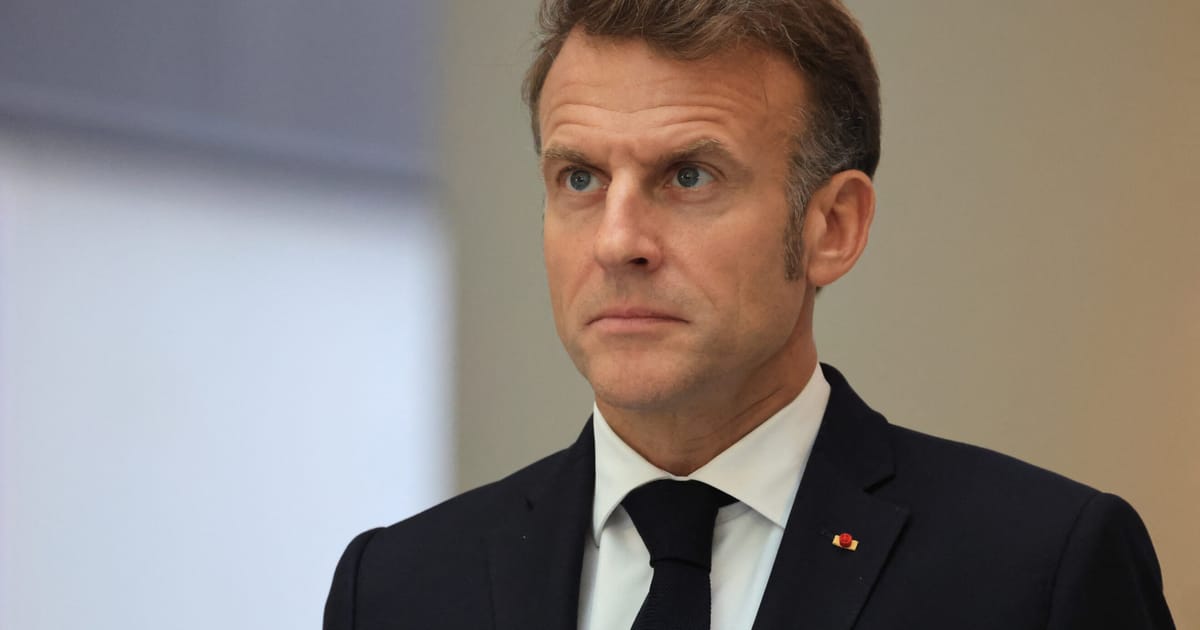 Macron n'aime pas l'idée murale du drone de l'UE