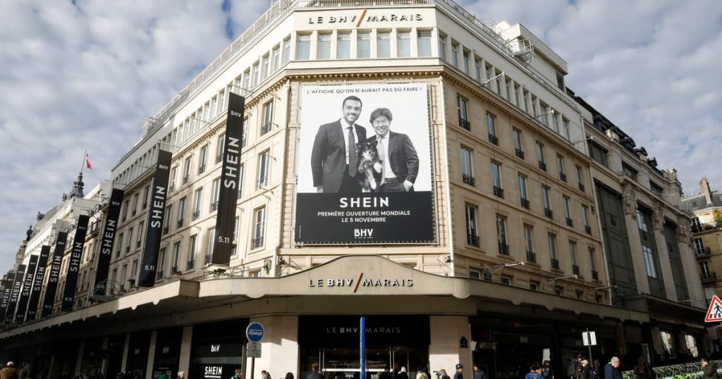 La fureur monte contre Shein alors que le géant du commerce électronique ouvre une boutique à Paris