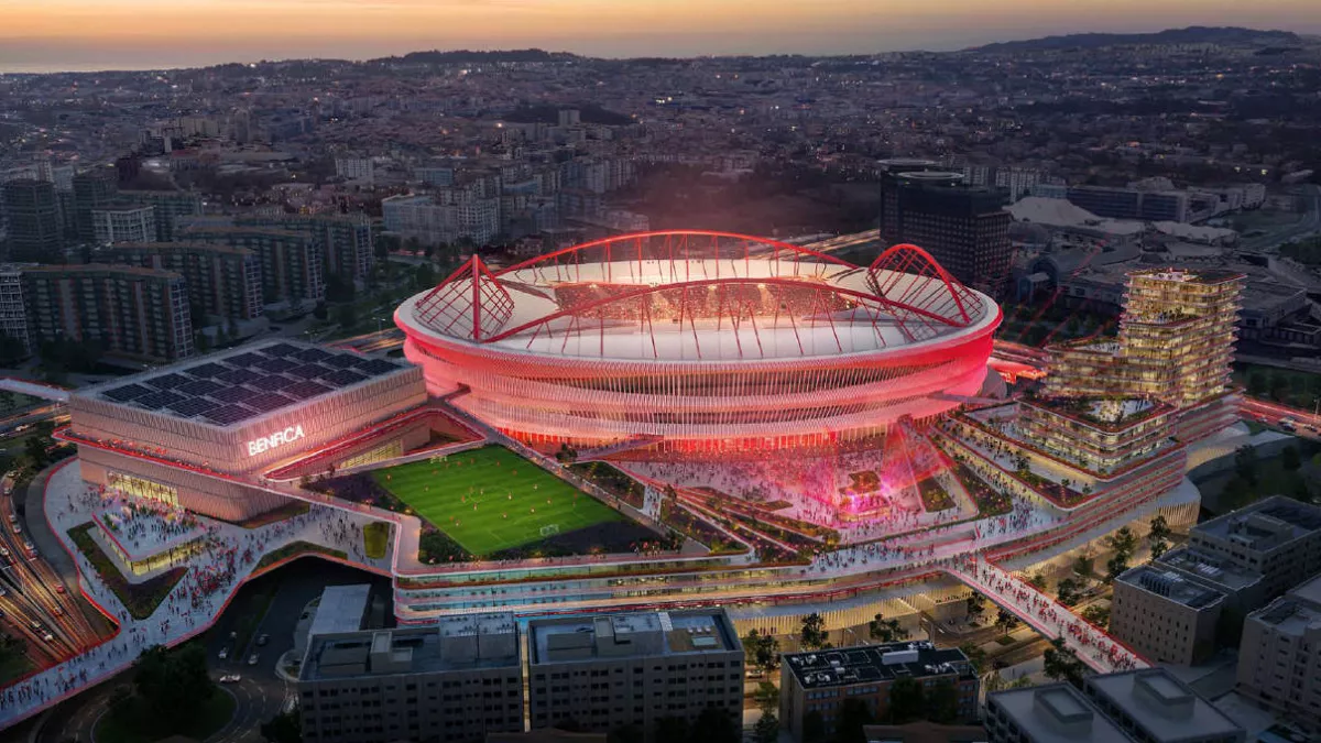 Le Stade Lumière de Lisbonne va être transformé en « Quartier Benfica » grâce à un nouveau design radical
